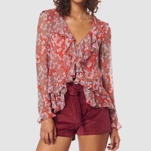 Stevie May Columbia Rouge Floral Top